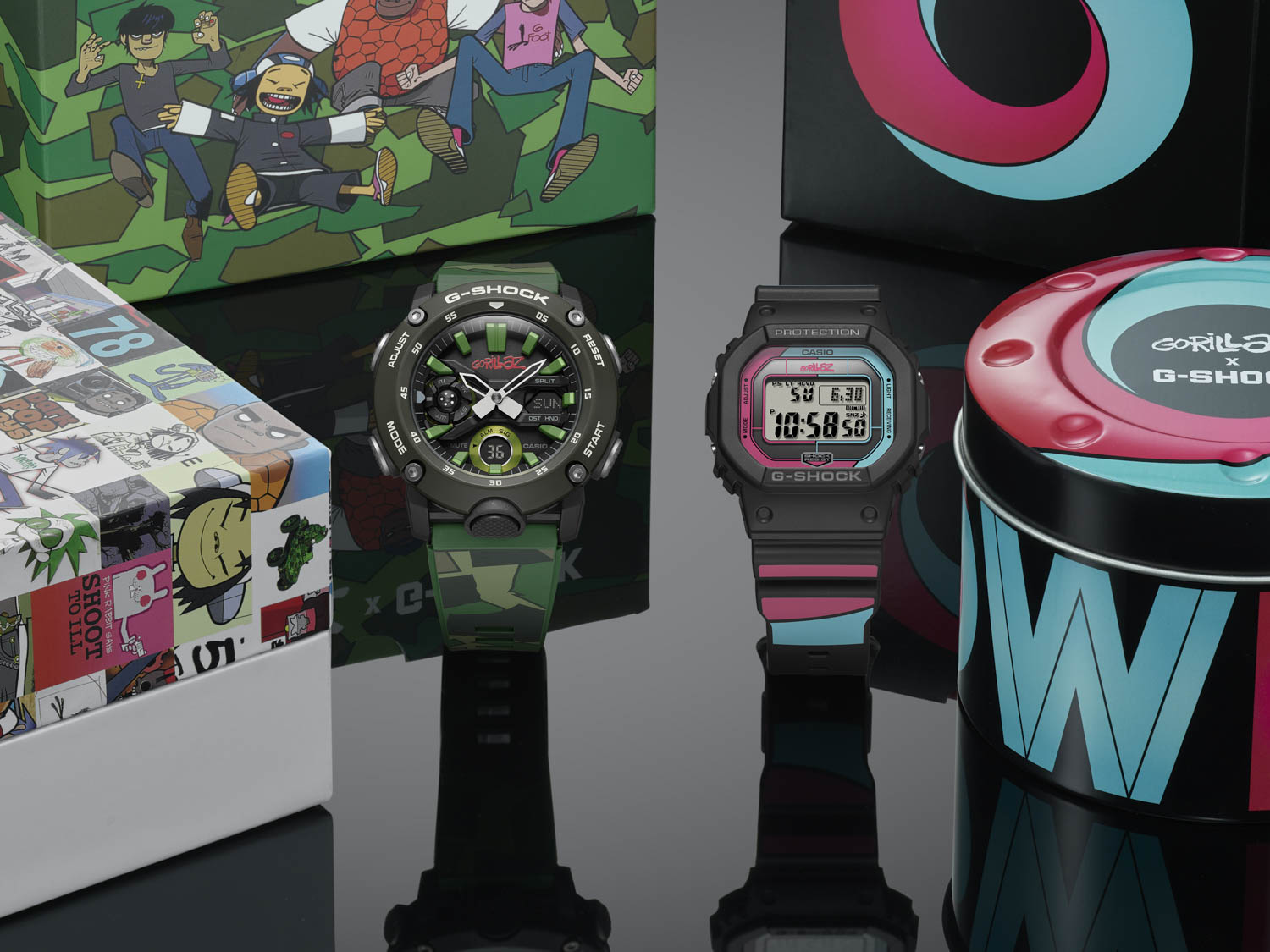 Relojes G-Shock inspirados en Gorillaz
